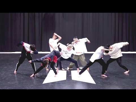 BTS   Black Swan dance practice mirrored