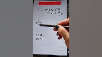 Factorial Shortcuts (Evaluating Factorials) #shortsyoutube #shortvideo #mathstricks #shortsmaths