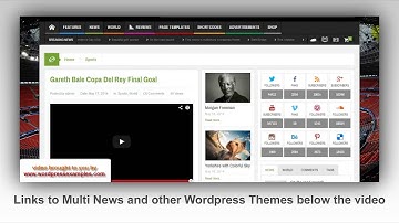 Multi News Wordpress Theme - Wordpress Theme Multinews - Preview (also of Page Builder)