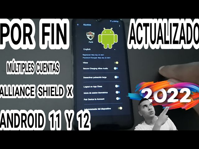 Como tener varias cuenta Alliance shield x samsung android 11 2022