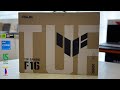 Asus TUF Gaming F16 FX608JHR Intel Core i7-14650HX RTX 5050 Unboxing 2025