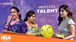 Unexpected TALENT ft. Kavya & Chandini Chowdary || Niharika || Chefmantra 3 || An aha Original