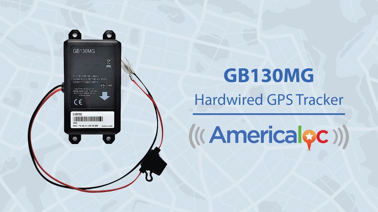 Americaloc GB130MG Hardwired GPS Tracker. Easy Installation