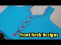 Front Neck Design Cutting and Stitching | Heart Shape Neck Designs | Fiza Boutique