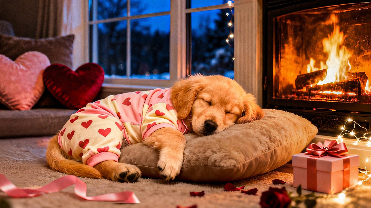 Calming Music for Dogs 🐶🌸 Separation Anxiety Relief Music ☃️ Dog Sleep Music 💖 No Ads