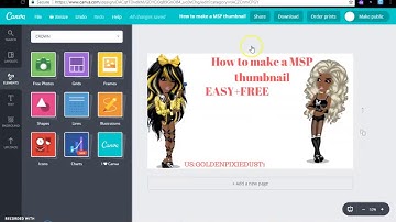 How to Make A Msp Thumbnail Easy+Free