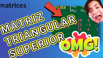 Matriz  triangular superior - Definición 1