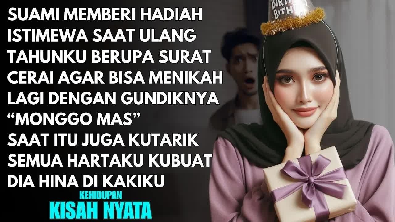 SUAMI BERI HADIAH SURAT CERAI DIHARI ULANG TAHUNKU  - KUTARIK SEMUA HARTA DAN KUBUAT SUJUD DI KAKIKU