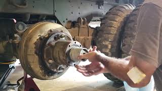 M35A2 rear hub service pt.1 of 2.