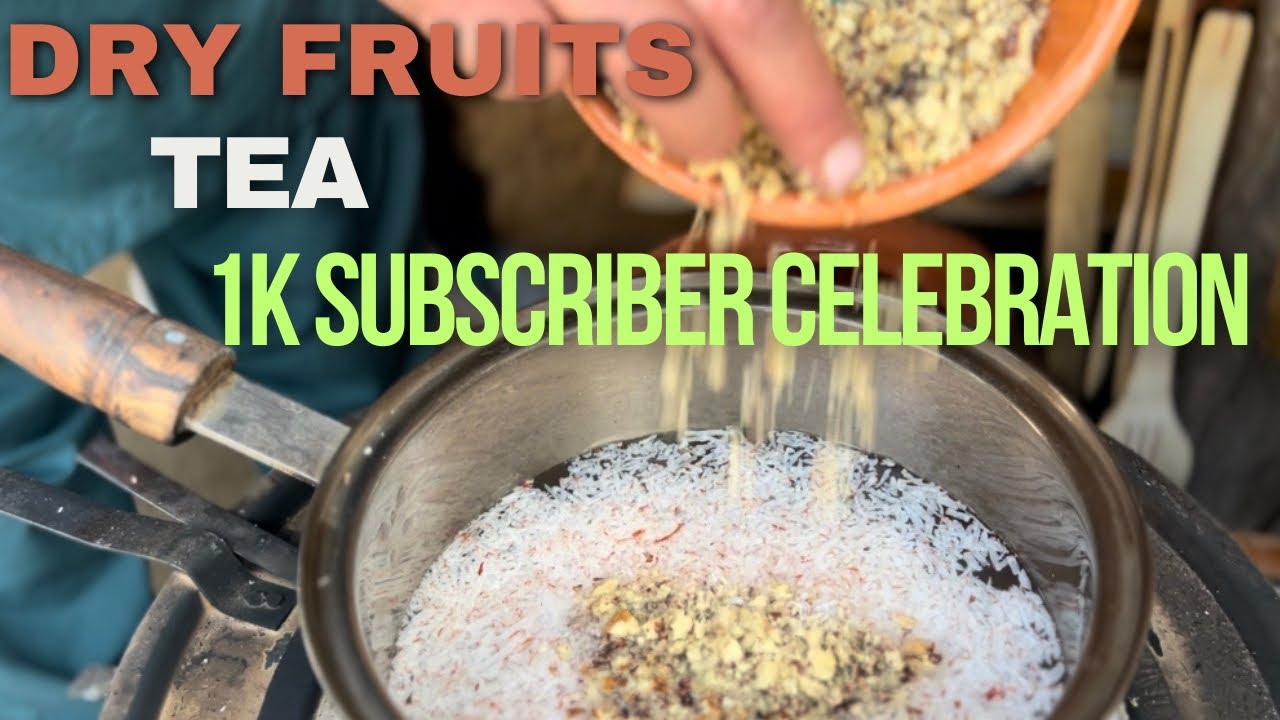 Dry fruits tea homemade winter tea recipe coconut tea badam tea