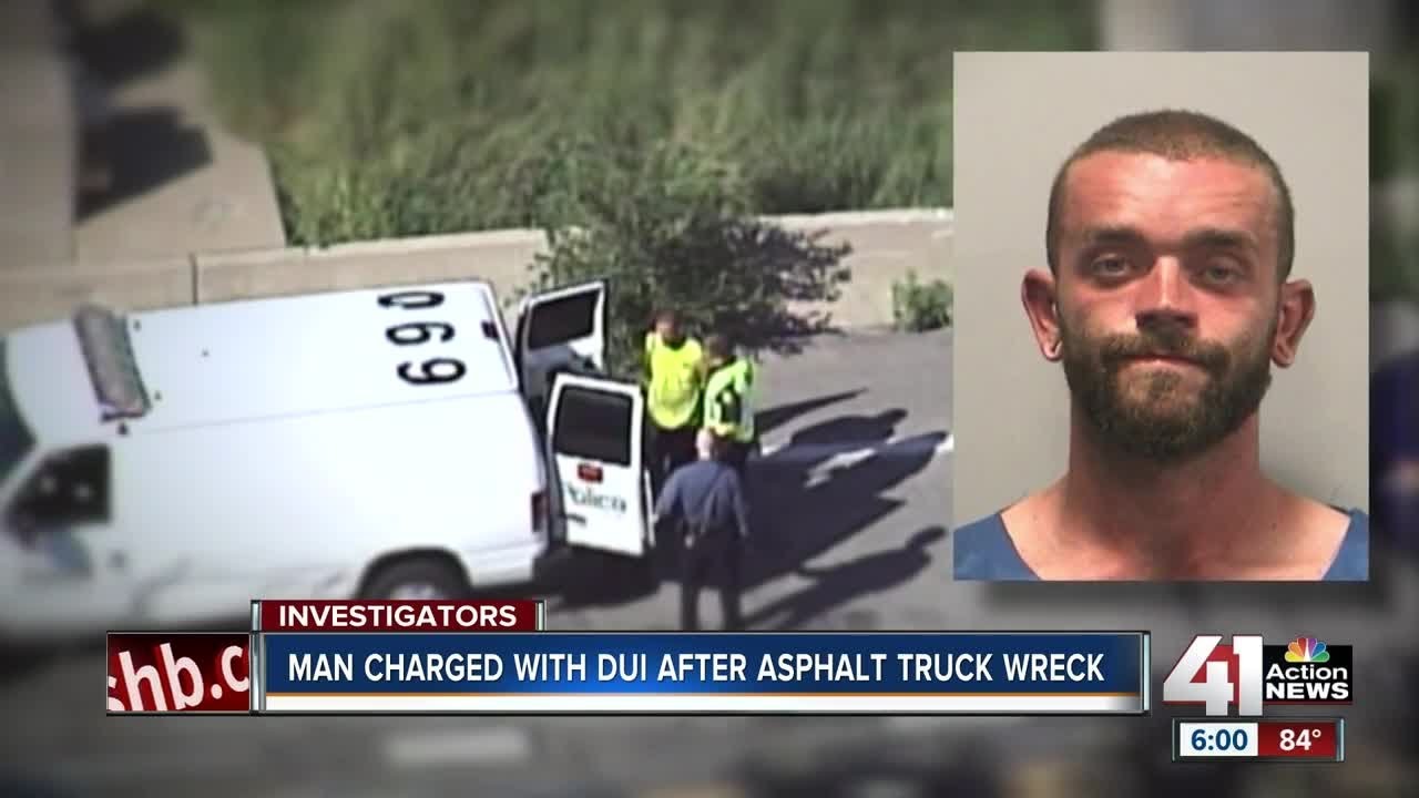 Asphalt truck driver charged with DUI following crash - YouTube