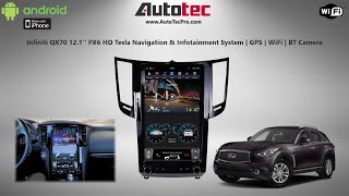 *AutoTecPro* Infiniti QX70 (2008 - 2017) 12.1" HD Navi. & Infotainment System | Android | CarPlay