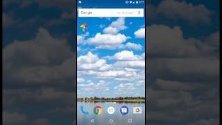 Setup Video for Android Live Wallpaper App "SpringCloudsLiveWallpaper" screenshot 1