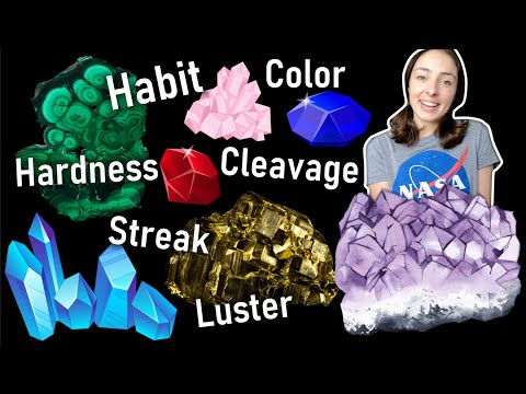 Crystal Habit, Mineral Color, Luster, Cleavage, Hardness, Density, Solubility- Mineralogy | GEO GIRL