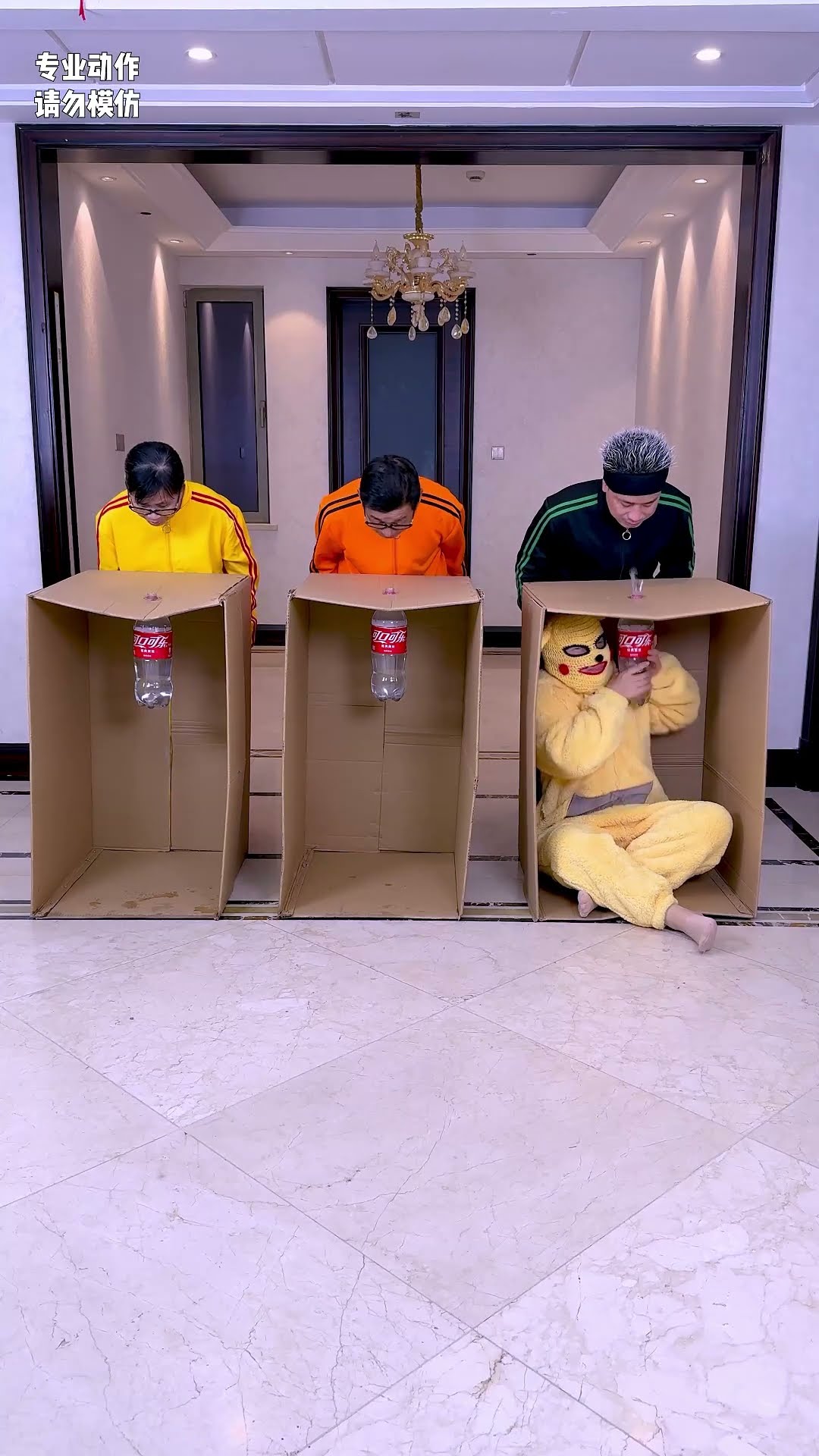 Choose One Of Four Challenges, See Who Can Last To The End#Funnyfamily #Partygames #Funny #Shorts