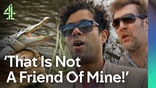 Rhod Gilbert & Richard Ayoade Are BRICKING It During Close Encounter With Alligators by Channel 4 Entertainment 42,620 views 3 weeks ago 7 minutes, 11 seconds