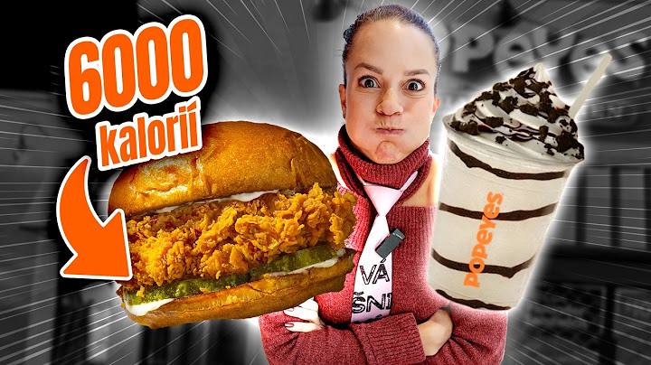 MENU, CO MÁ ŠEST TISÍC KALORIÍ? Bomba v POPEYES! #popeyes #jídlo #restaurace