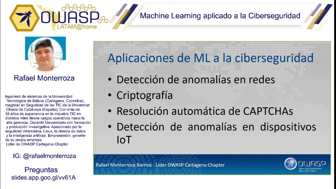 OWASP LATAM HOME 2020-Machine Learning aplicado a la Ciberseguridad