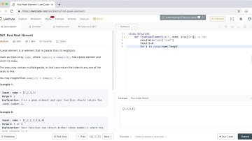 LeetCode - 162  Find Peak Element - Python