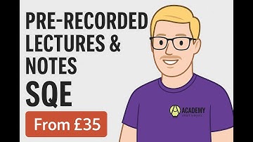 What are our Smart SQE Pre-recorded Lectures?