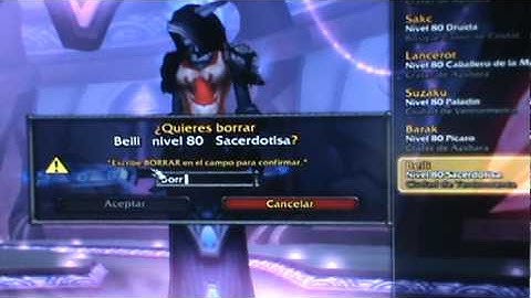Deleting WOW Characters lvl 80 ***Fake***