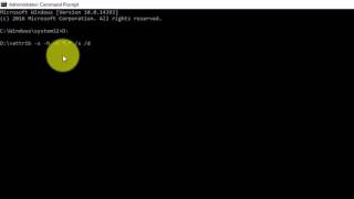 Restore Hidden File And Folder Using Command Prompt