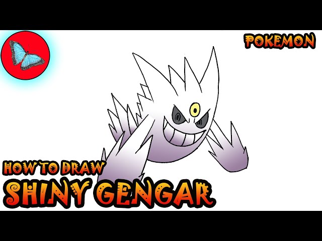 Mega Gengar - Shiny  Pokémon desenho, O pokemon, Pokemon mega evolução