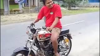 Seting Cb 300cc suara gahar mirip helikopter with joki TEYeng Wakatobi