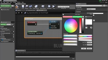 Unreal Engine Blueprints: Open/Close Door Timeline node.