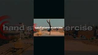 my first hand stand #handstandworkout #fittness #gym #desi #workout