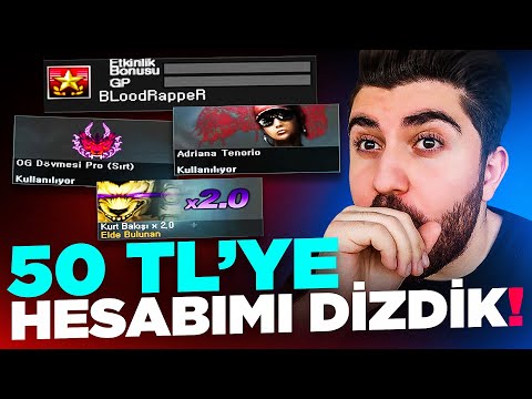 50 TL ye FULL WOLFTEAM HESABIMI DİZDİM!