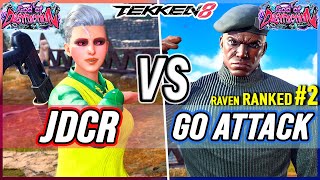 T8 🔥 JDCR (Lili) vs Go Attack (#2 Ranked Raven) 🔥 Tekken 8 High Level Gameplay