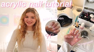 How To Do Acrylic Nails For Beginners 2025 Diy Easy Affordable At-Home Tutorial & Nail Art Ideas