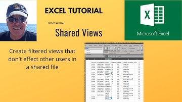This video explains how to share multiple views in Microsoft Excel. Sheet View