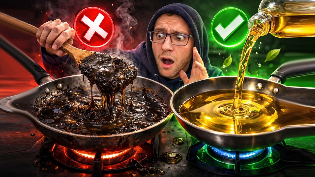 طول عمرك تنظف الزيت غلط!😳