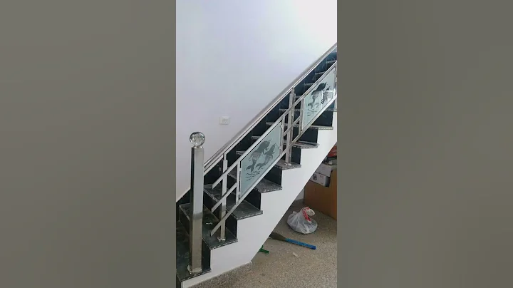 Stainless Steel Railing with Printed Glass...