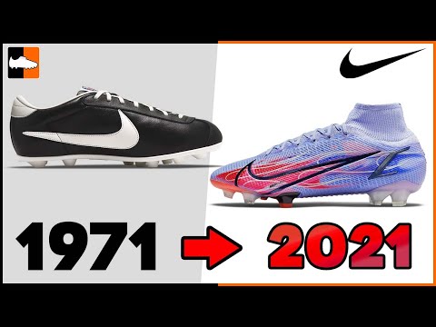 Evolution of Nike Football Boots 2021! Nike Soccer Cleat History
