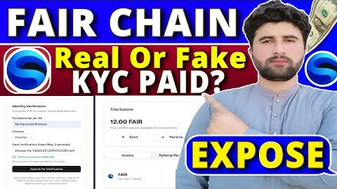 Fair Chain Mining KYC Paid? | fair Chain Real Or Fake? | Fair Coin Not Swap USD? | Rizwan Baloch 2.0