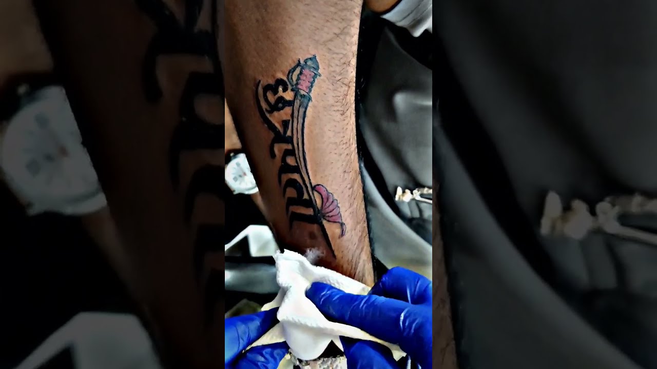 Maa Mogal Name Tattoo | Tattoos, Name tattoo, Hand tattoos