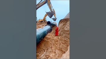 Conation Pipes #pipeline #excavator #pipe #conation