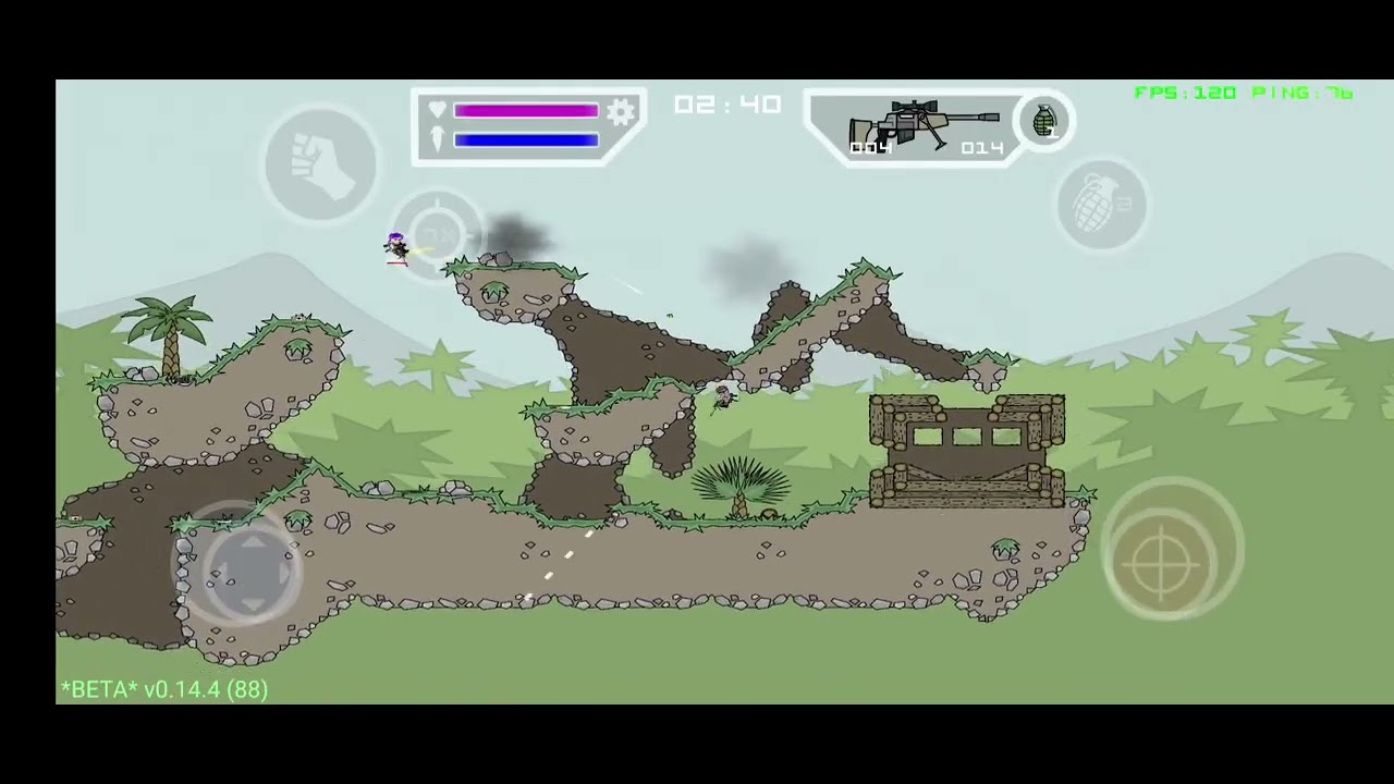 Mini Militia Classic: Pro 1vs1 with Shiwftz (Snip)