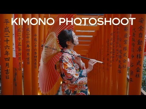 Kimono Photoshoot In Tokyo, Japan