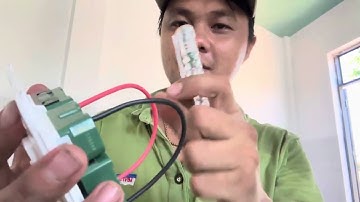 Hướng dẫn tháo dây khi đã lắp vào công tắc, ổ cắm PANASONIC