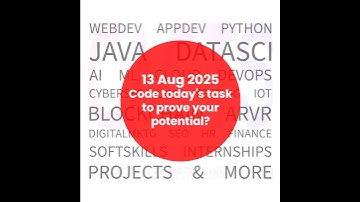 13/08/2025, Micro Internship Task | Pune