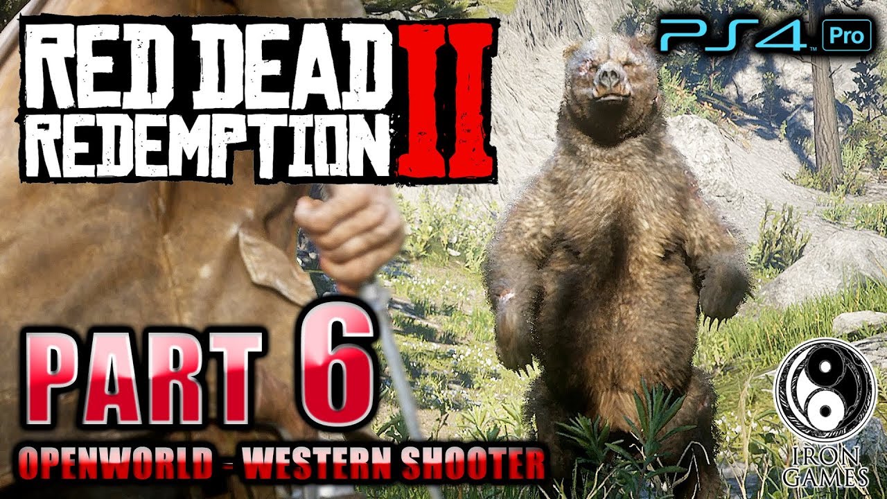 #6【レッドデッドリデンプション2/高画質】伝説のハイイログマとの死闘！…の帰路で起きた事故と美しき虹【Red Dead Redemption2】