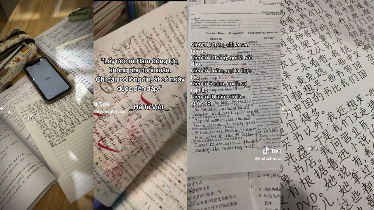 [Tiktok] - Study account - Động lực học tiếng Trung mỗi ngày #31 [Han0305]