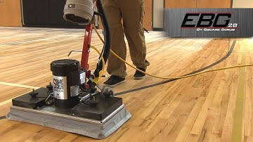 Gym Floors with Square Scrub Pivot