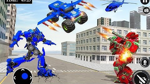 Mecha Robot Transform Dragon Monster Truck - Wars Robot Game 2021 - 3D Android Gameplay HD