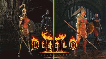 Diablo II Resurrected vs Original RTX 3080 Graphics Comparison