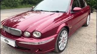 JAGUAR XTYPE 3.0 LITRE IN CARNIVAL RED FROM HIGHSTONE 76000 MILES 03 MODEL CALL 0203 544 3940